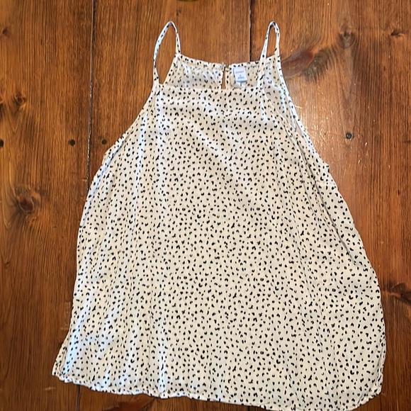 Leopard Print Tank Top Womens M White And Black Workwear Basic Staple Light - Picture 5 of 12